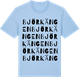 Blue Soul t-shirt med Björkängen ordlek t-shirt