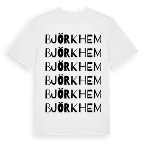 Björkhem ordlek t-shirt – ekologisk bomull t-shirt från Pinshirt