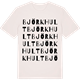 Vintage White t-shirt med Björkhult ordlek t-shirt