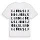 Björkslund ordlek t-shirt