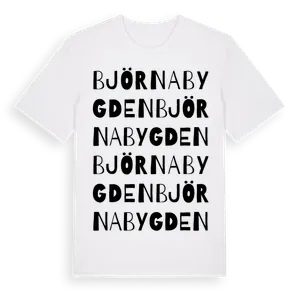 Björnabygden ordlek t-shirt – ekologisk bomull t-shirt från Pinshirt