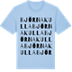 Blue Soul t-shirt med Björnakulla ordlek t-shirt