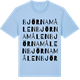 Blue Soul t-shirt med Björnamålen ordlek t-shirt