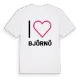 Jag älskar Björnö t-shirt stort tryck
