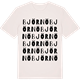 Vintage White t-shirt med Björnö ordlek t-shirt