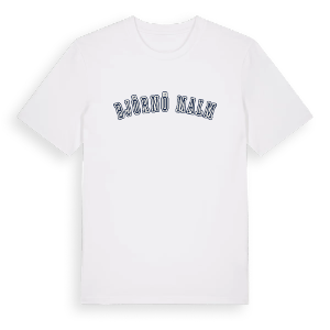 Björnö malm college t-shirt – ekologisk bomull t-shirt från PinShirt