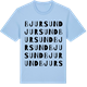 Blue Soul t-shirt med Bjursund ordlek t-shirt