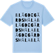 Blue Soul t-shirt med Blägdegärdsmåla ordlek t-shirt