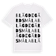 Blägdegärdsmåla ordlek t-shirt
