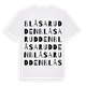 Blåsarudden ordlek t-shirt