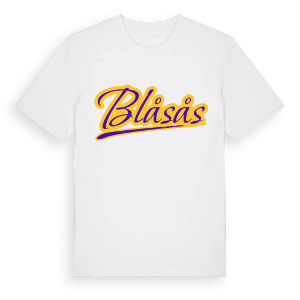 Blåsås baseball t-shirt – ekologisk bomull t-shirt från Pinshirt