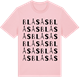 Pink Cotton t-shirt med Blåsås ordlek t-shirt
