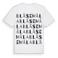 Bläsemåla ordlek t-shirt