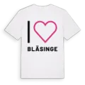 Jag älskar Bläsinge t-shirt stort tryck