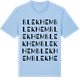 Blue Soul t-shirt med Blekhem ordlek t-shirt
