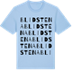 Blue Soul t-shirt med Blidstena ordlek t-shirt