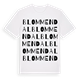 Blommendal ordlek t-shirt