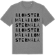 Mid Heather Gray t-shirt med Blomstermåla ordlek t-shirt
