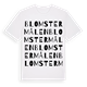 Blomstermålen ordlek t-shirt