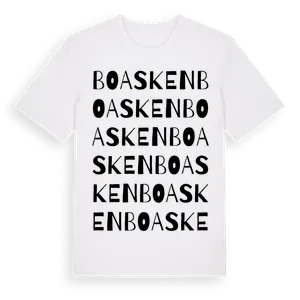 Boasken ordlek t-shirt – ekologisk bomull t-shirt från Pinshirt