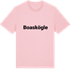 Pink Cotton t-shirt med Boaskögle fetstil t-shirt