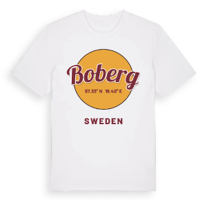 Boberg cirkel t-shirt – ekologisk bomull t-shirt från Pinshirt