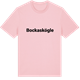 Pink Cotton t-shirt med Bockaskögle fetstil t-shirt