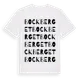 White t-shirt med Bockberget ordlek t-shirt
