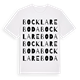 White t-shirt med Bocklareboda ordlek t-shirt