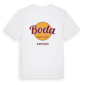 Boda cirkel t-shirt – ekologisk bomull t-shirt från Pinshirt