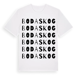 Bodaskog ordlek t-shirt – ekologisk bomull t-shirt från Pinshirt
