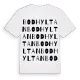 Bodhyltan ordlek t-shirt