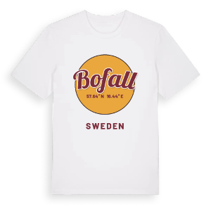 Bofall cirkel t-shirt – ekologisk bomull t-shirt från Pinshirt