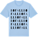 Blue Soul t-shirt med Bofall ordlek t-shirt