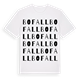 Bofall ordlek t-shirt