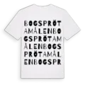 Bogsprötamålen ordlek t-shirt