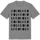 Mid Heather Gray t-shirt med Boholm ordlek t-shirt