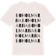Vintage White t-shirt med Boholmarna ordlek t-shirt