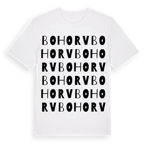 Bohorv ordlek t-shirt – ekologisk bomull t-shirt från Pinshirt