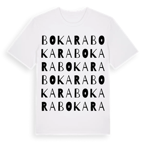 Bokara ordlek t-shirt – ekologisk bomull t-shirt från Pinshirt
