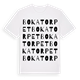 Bokatorpet ordlek t-shirt