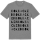 Mid Heather Gray t-shirt med Bokbacken ordlek t-shirt