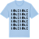 Blue Soul t-shirt med Böke ordlek t-shirt