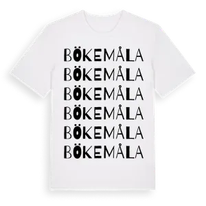 Bökemåla ordlek t-shirt – ekologisk bomull t-shirt från Pinshirt