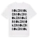 White t-shirt med Boken ordlek t-shirt