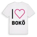 Jag älskar Bokö t-shirt stort tryck