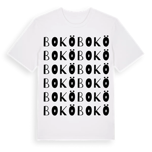 Bokö ordlek t-shirt – ekologisk bomull t-shirt från Pinshirt