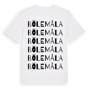 Bölemåla ordlek t-shirt – ekologisk bomull t-shirt från Pinshirt