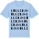 Blue Soul t-shirt med Böllerum ordlek t-shirt