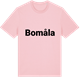 Pink Cotton t-shirt med Bomåla fetstil t-shirt